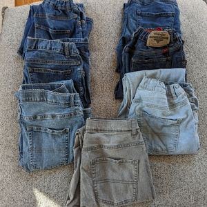 Lot of 14 husky jeans